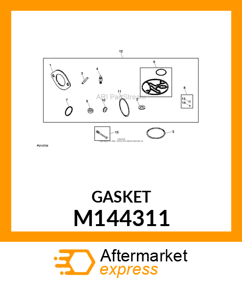 GASKET, INTAKE M144311