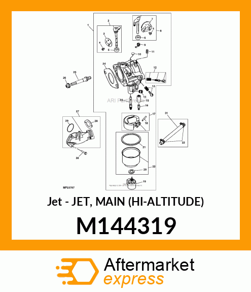 Jet Main Hi Altitude M144319