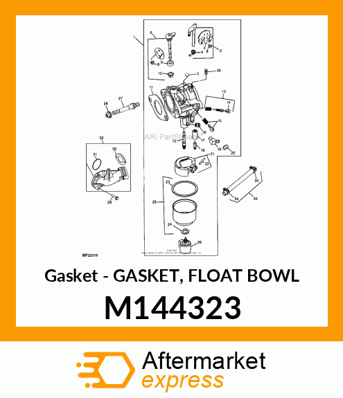 Gasket M144323