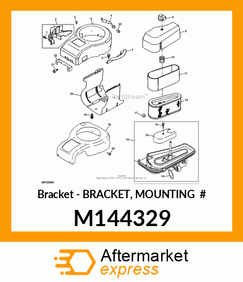 Bracket Mounting # M144329