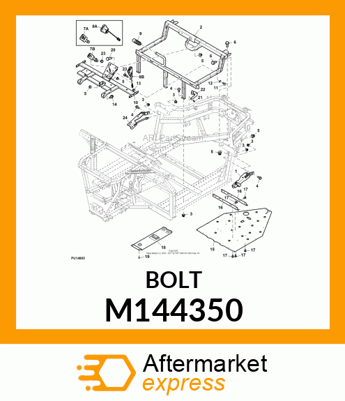 BOLT, SHOULDER M144350