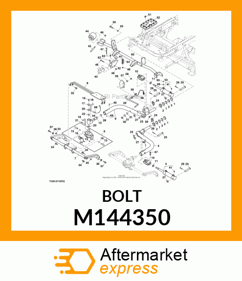 BOLT, SHOULDER M144350