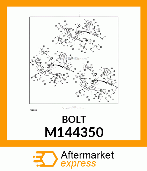 BOLT, SHOULDER M144350