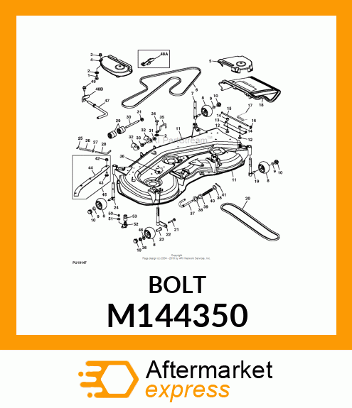 BOLT, SHOULDER M144350