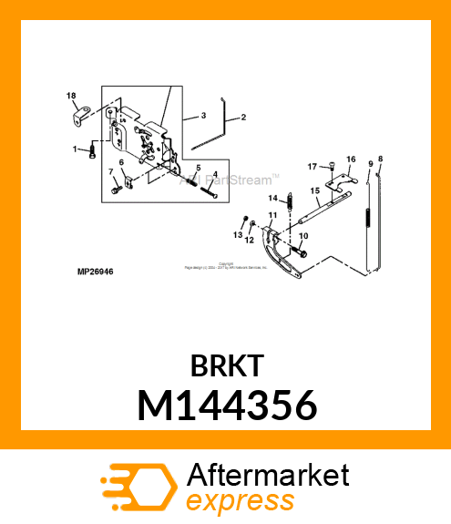 BRACKET M144356