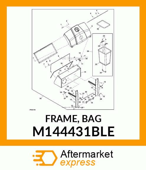 FRAME, BAG M144431BLE