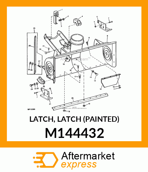 LATCH, LATCH (PAINTED) M144432