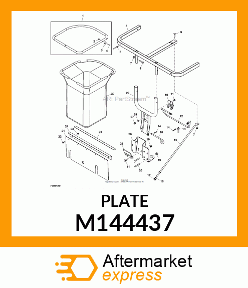 BRACKET, STOP M144437