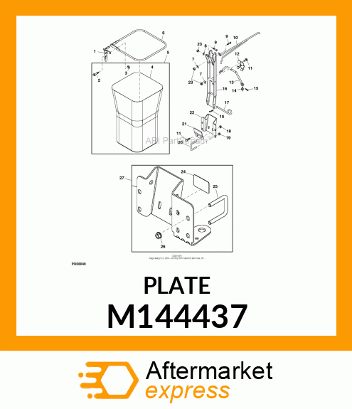 BRACKET, STOP M144437