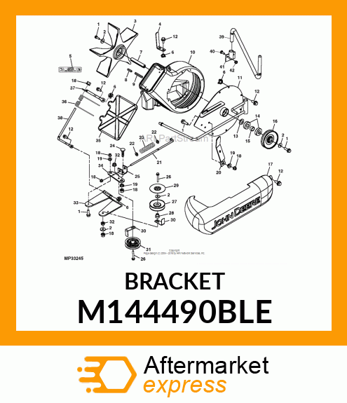 BRACKET, PF IDLER MOUNTING(PAINTED) M144490BLE