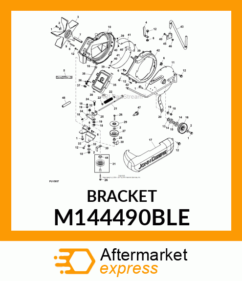 BRACKET, PF IDLER MOUNTING(PAINTED) M144490BLE