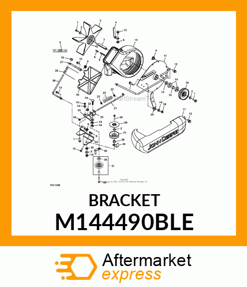 BRACKET, PF IDLER MOUNTING(PAINTED) M144490BLE