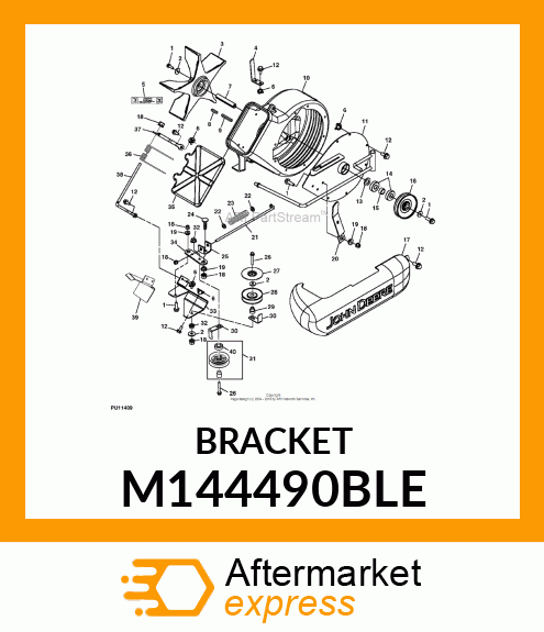 BRACKET, PF IDLER MOUNTING(PAINTED) M144490BLE