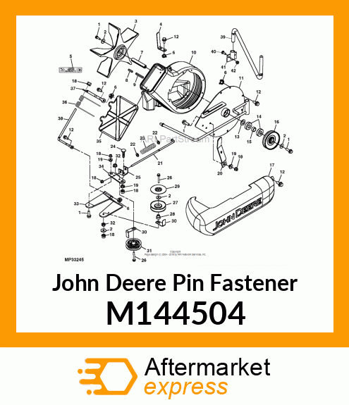 PIN, BENT (POWERFLOW) M144504