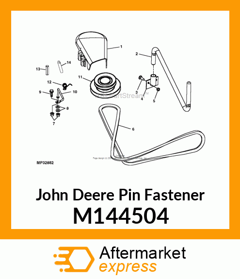 PIN, BENT (POWERFLOW) M144504