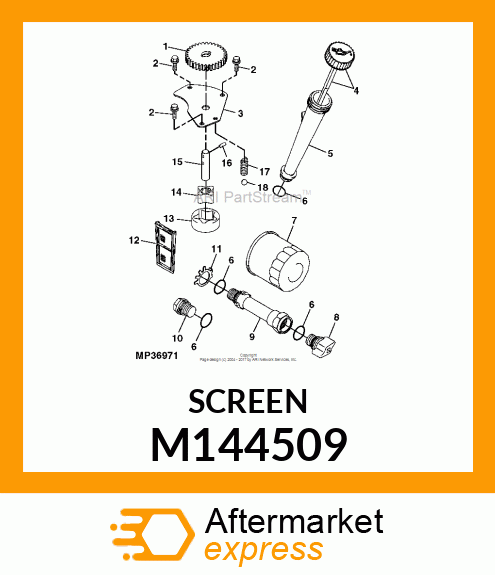 SCREEN, OIL M144509