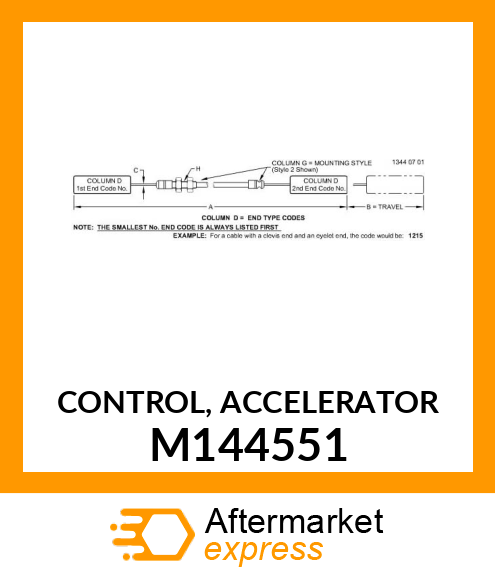 CONTROL, ACCELERATOR M144551