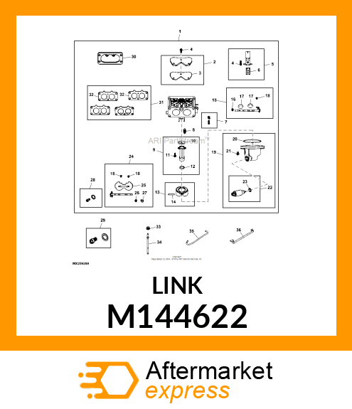 LINK, THROTTLE M144622