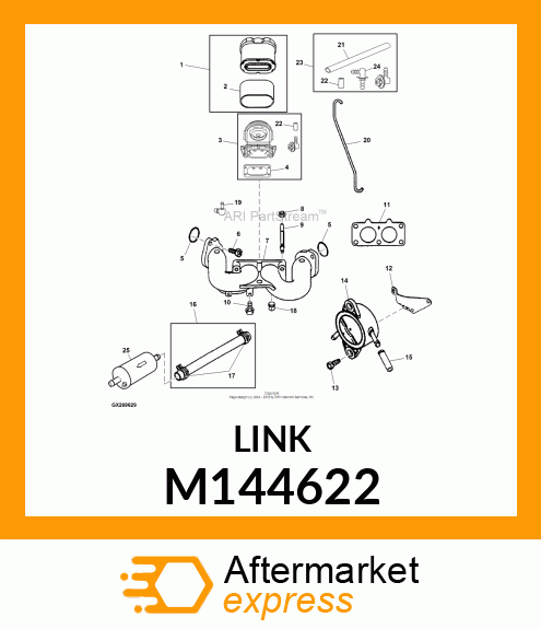 LINK, THROTTLE M144622