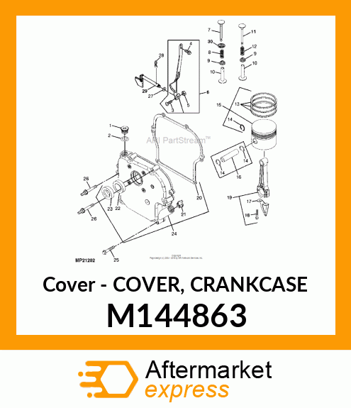 Cover Crankcase M144863