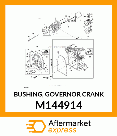 BUSHING, GOVERNOR CRANK M144914