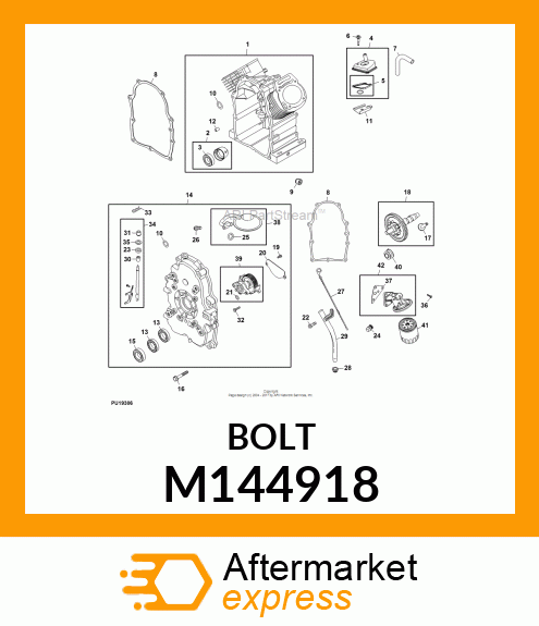 SCREW, FUEL PUMP BRACKET M144918