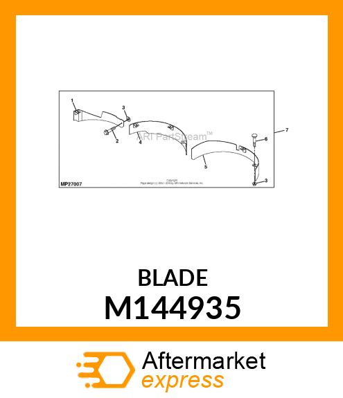 BLADE, MULCH (WAM/62RD) M144935