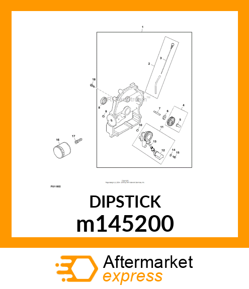 TUBE, DIPSTICK ASSY m145200