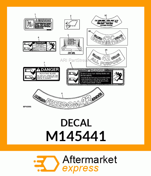 Label - LABEL, 42 ALL PURPOSE M145441