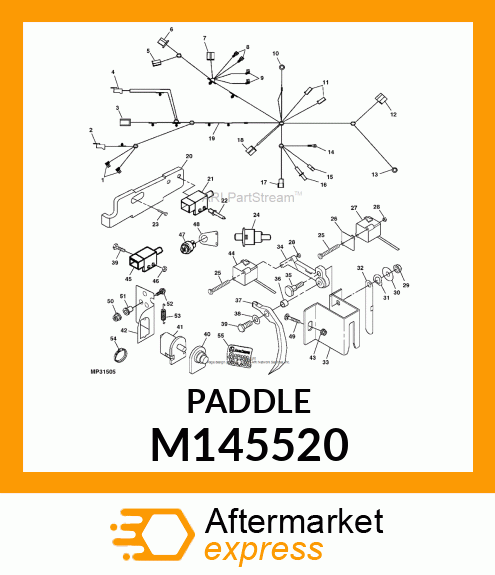 PADDLE, FILL INDICATOR M145520