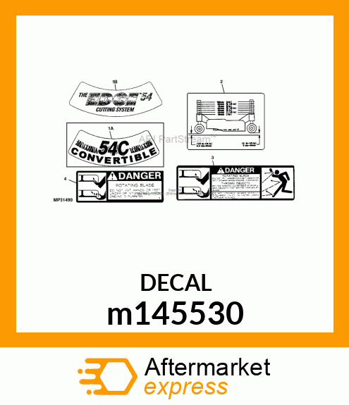 DECAL, 54 EDGE EXTRA m145530