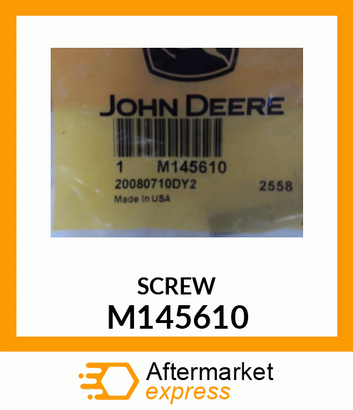 Spare part M145610 + SCREW, HEX FLANGE HD M8X1.25X30