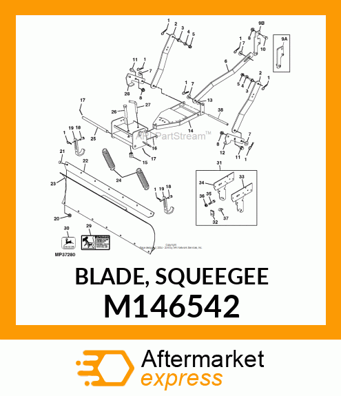 BLADE, SQUEEGEE M146542