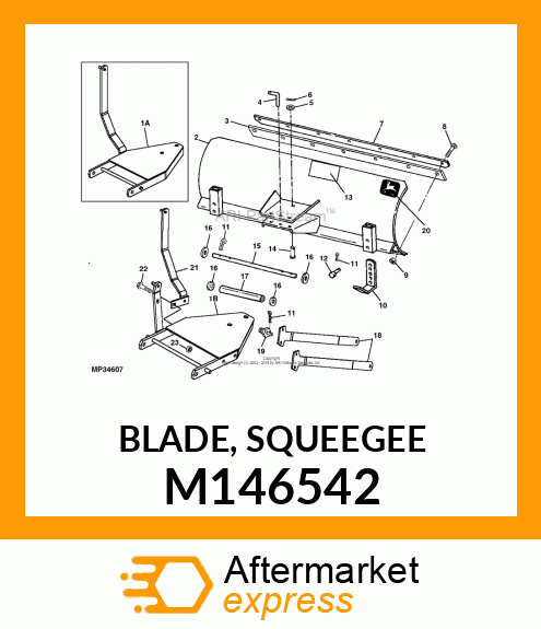 BLADE, SQUEEGEE M146542