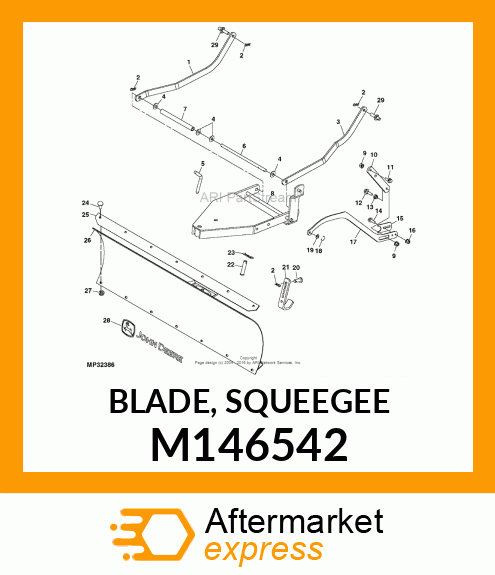 BLADE, SQUEEGEE M146542