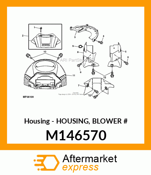 Housing - HOUSING, BLOWER # M146570