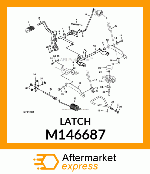 Latch M146687