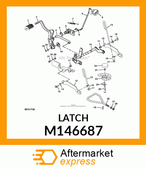 Latch M146687