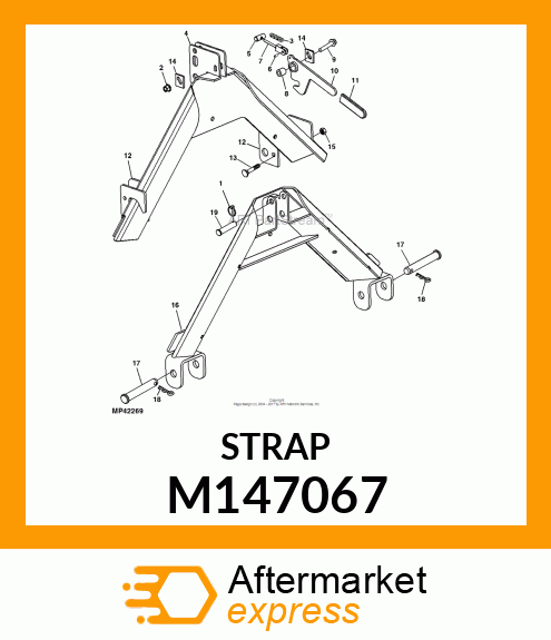 BRACKET M147067