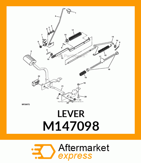 LATCH, PARK BRAKE M147098