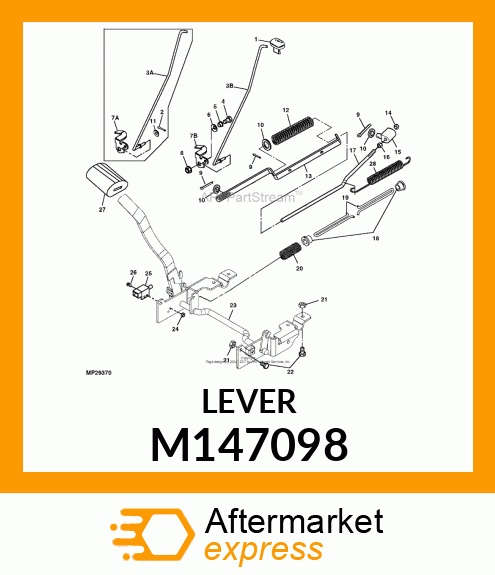 LATCH, PARK BRAKE M147098