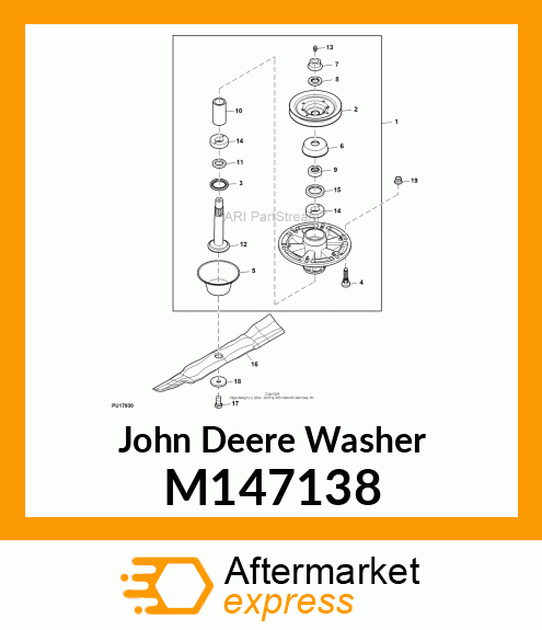 WASHER, BLADE M147138