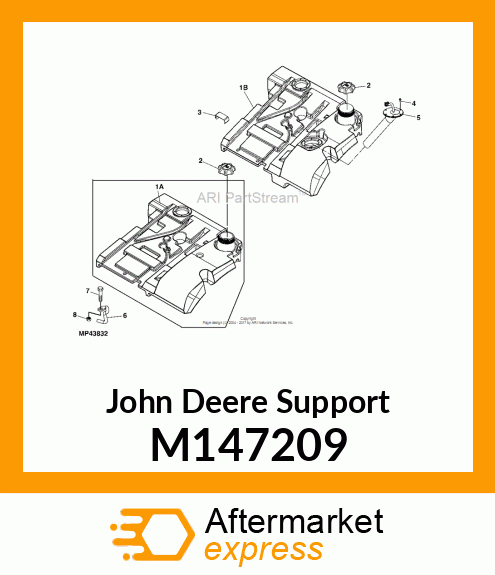 SUPPORT, FUEL TANK M147209