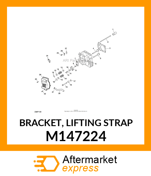 BRACKET, LIFTING STRAP M147224