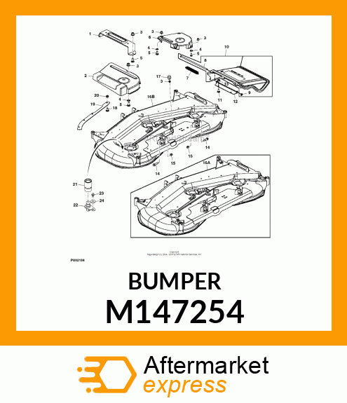 STOP, RUBBER IDLER (48C/54C/62C) M147254