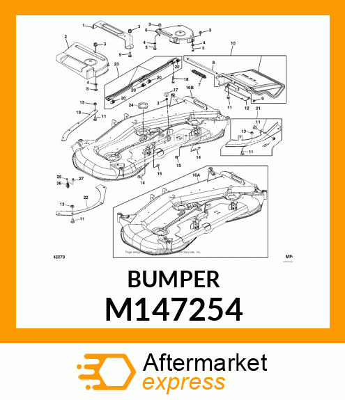 STOP, RUBBER IDLER (48C/54C/62C) M147254