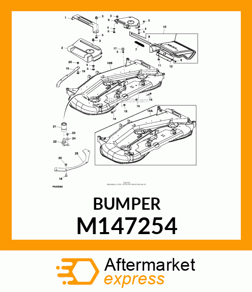 STOP, RUBBER IDLER (48C/54C/62C) M147254