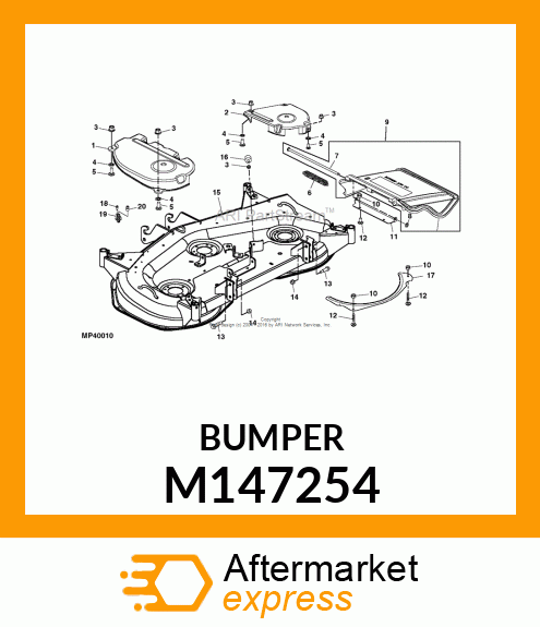 STOP, RUBBER IDLER (48C/54C/62C) M147254