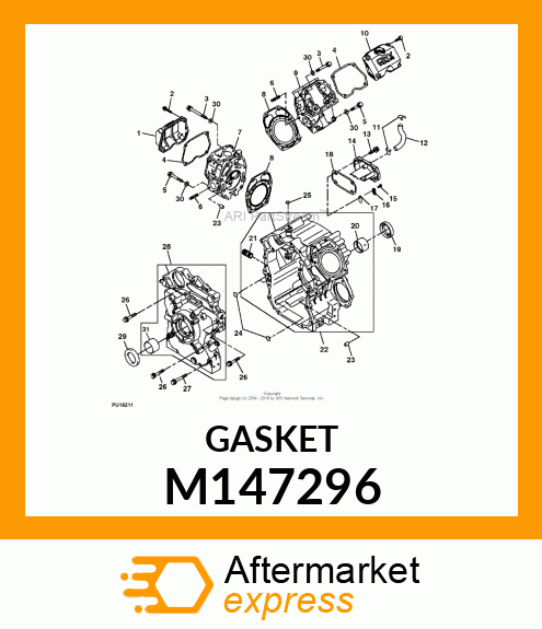 GASKET, BREATHER M147296