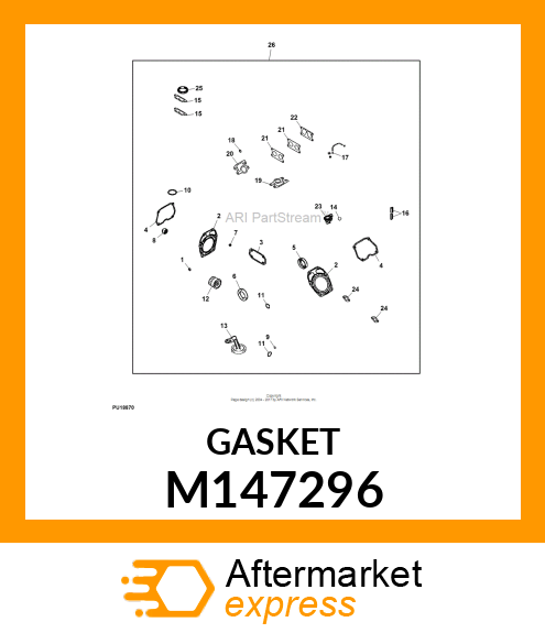 GASKET, BREATHER M147296